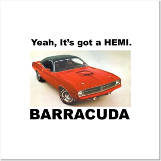 Barracuda Hemi 1970 Posters and Art